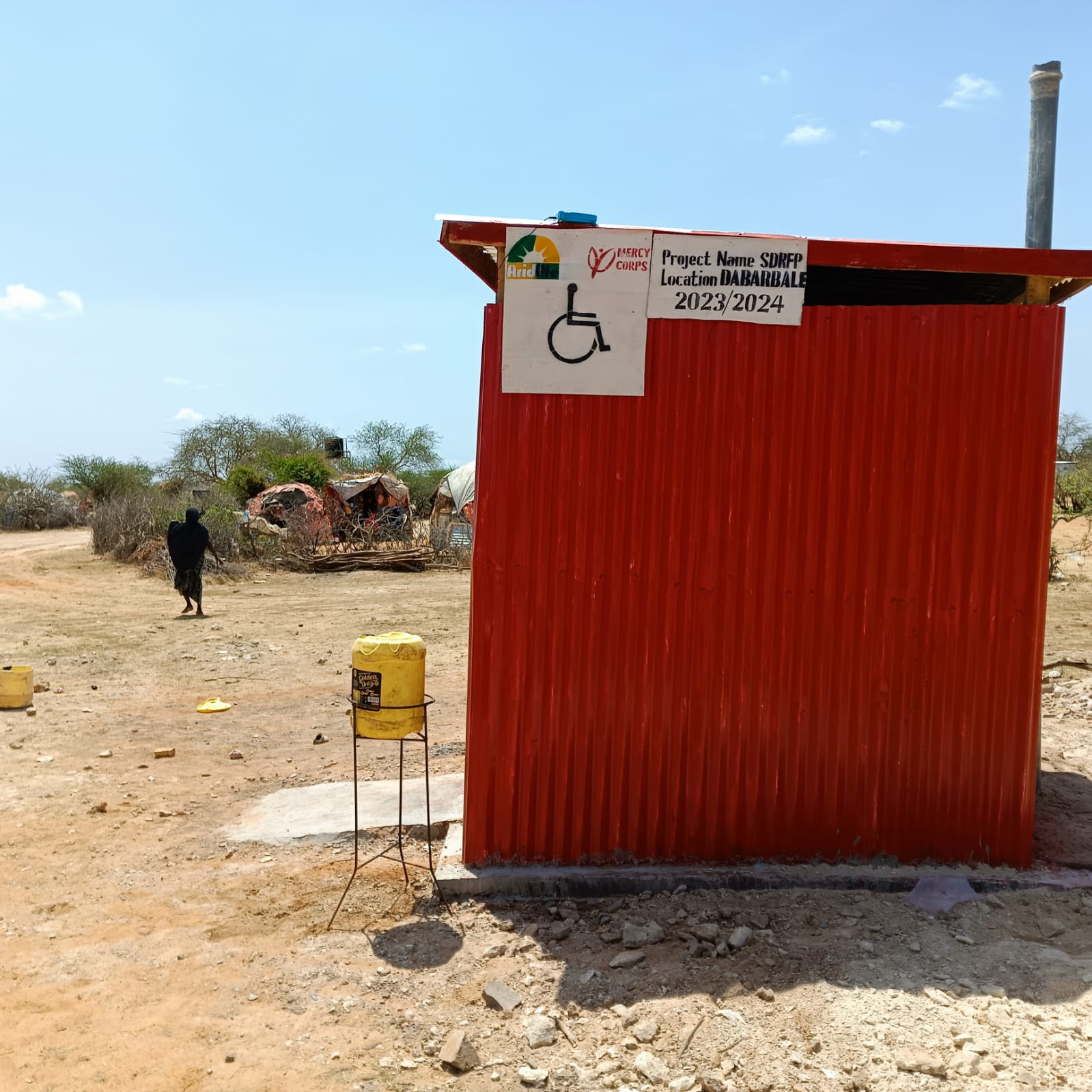 Accessible latrine unit, Dabarbale